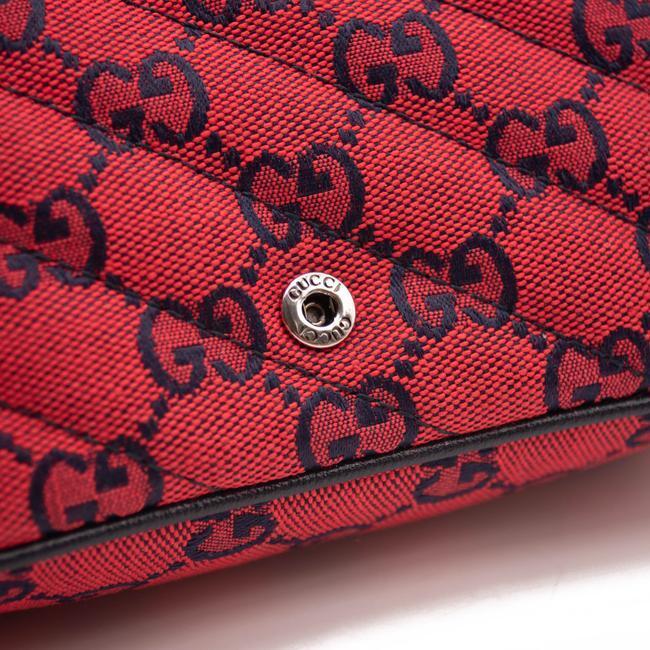 GG Marmont Petite Taille bag in red monogram canvas