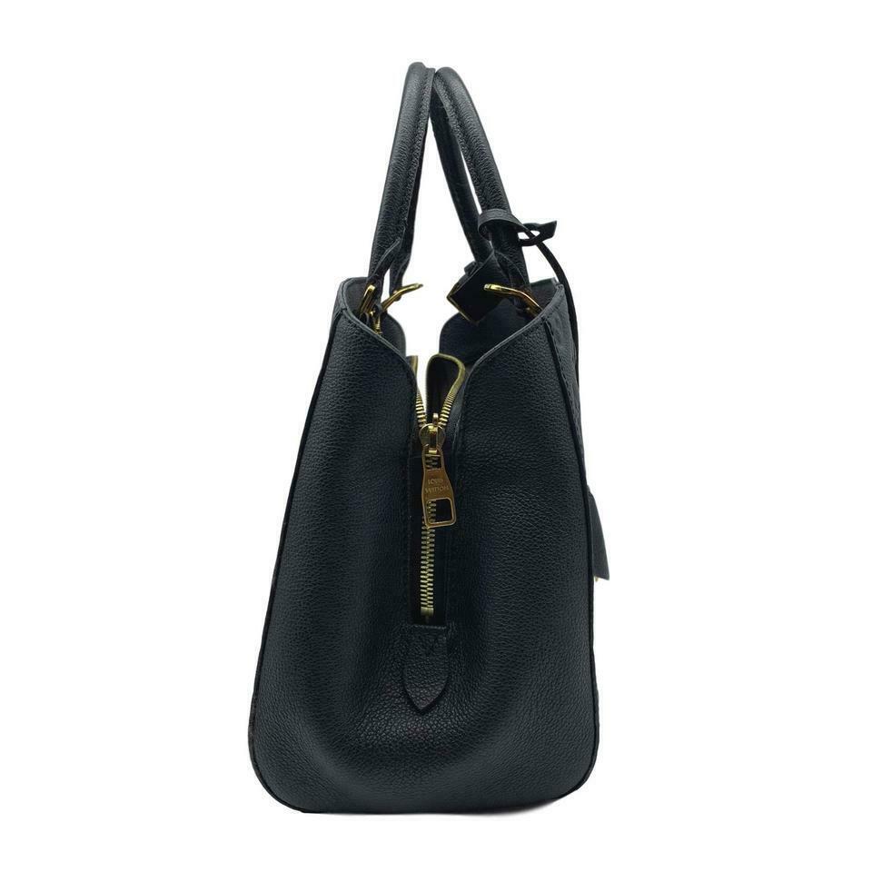 Montaigne vintage leather handbag Louis Vuitton Black in Leather - 33365853
