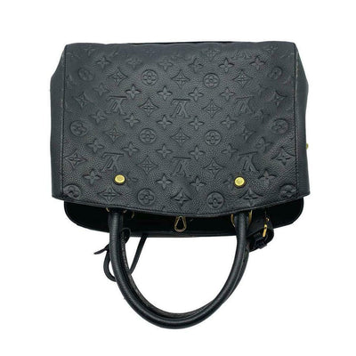Louis Vuitton, a black Monogram Empreinte leather 'Clémence