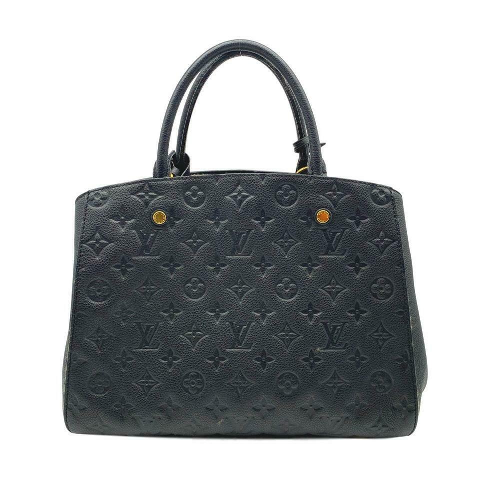 Louis Vuitton Montaigne Monogram Empreinte Satchel Bag
