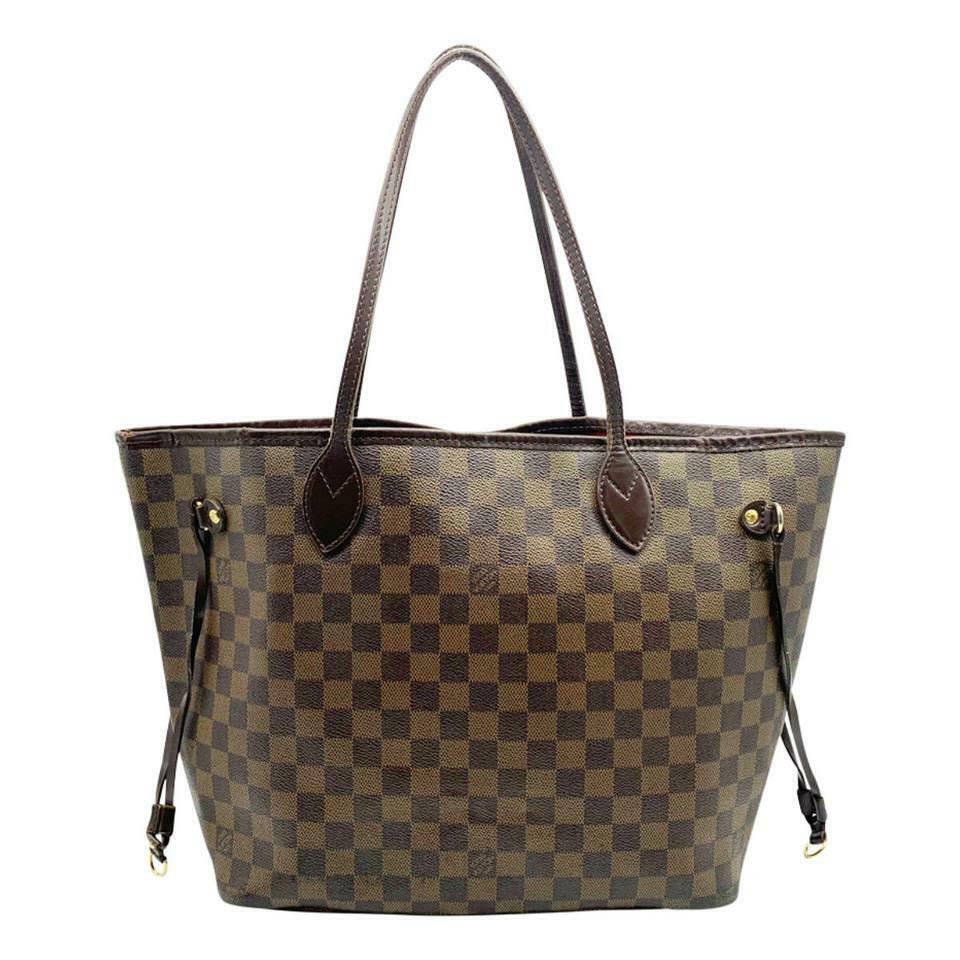 Louis Vuitton Neverfull Mm Brown Damier Ébène Canvas Tote