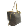 Louis Vuitton Neverfull Bag Mm Brown Monogram Canvas Tote