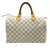 Louis Vuitton Speedy 30 White Damier Azur Canvas Satchel