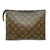 Louis Vuitton Poche Monogram Toilette 26 Travel Brown Canvas Clutch