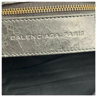 Balenciaga Classic City Black Leather Shoulder Bag