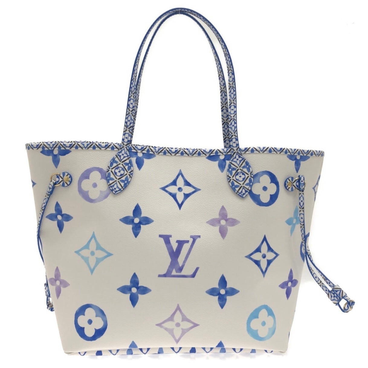 LOUIS VUITTON Monogram Giant By The Pool Neverfull MM Blue 760148