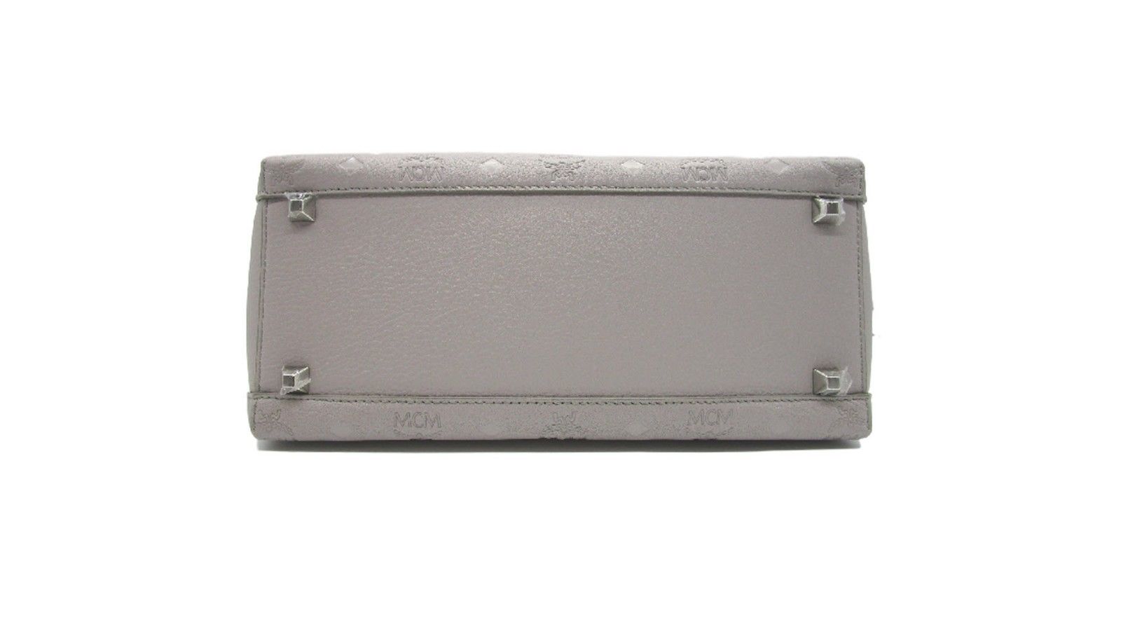 MCM Grey Boston Bag