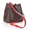 Louis Vuitton Neonoe Coquelicot Brown Monogram Canvas Shoulder Bag