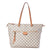 Louis Vuitton Iena Mm White Damier Azur Canvas Tote