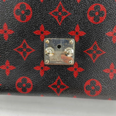 Louis Vuitton Black & Red Monogram Infrarouge Canvas Soft Petite, Lot  #58314