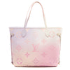 USED LOUIS VUITTON Monogram Giant Spring In The City Neverfull MM Sunrise Pastel