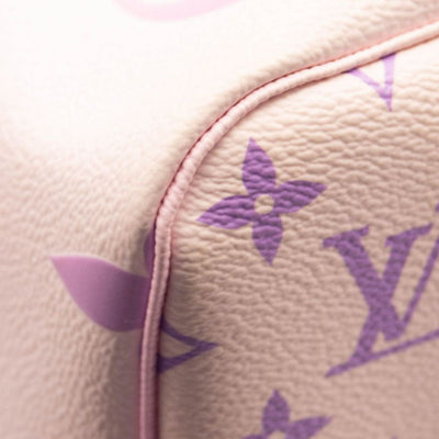 USED LOUIS VUITTON Monogram Giant Spring In The City Neverfull MM Sunrise Pastel