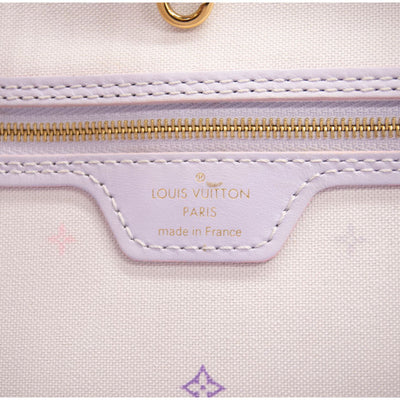 USED LOUIS VUITTON Monogram Giant Spring In The City Neverfull MM Sunrise Pastel