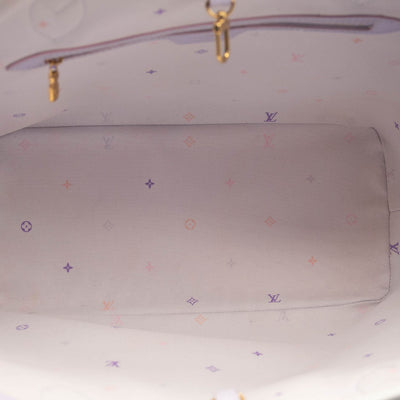 USED LOUIS VUITTON Monogram Giant Spring In The City Neverfull MM Sunrise Pastel