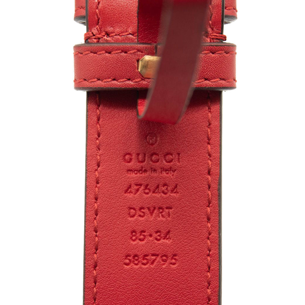 Gucci GG Marmont Belt Bag Matelasse Dusty Pink in Calfskin with