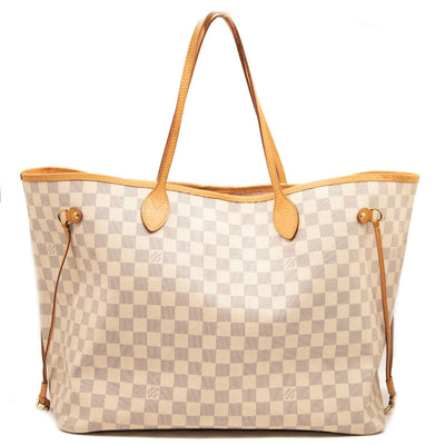 LOUIS VUITTON Damier Azur Neo Neverfull GM Rose Ballerine 1295481