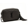 NEW SAINT LAURENT Grain De Poudre Matelasse Monogram Mini Lou Camera Bag Black