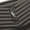 NEW SAINT LAURENT Grain De Poudre Matelasse Monogram Mini Lou Camera Bag Black