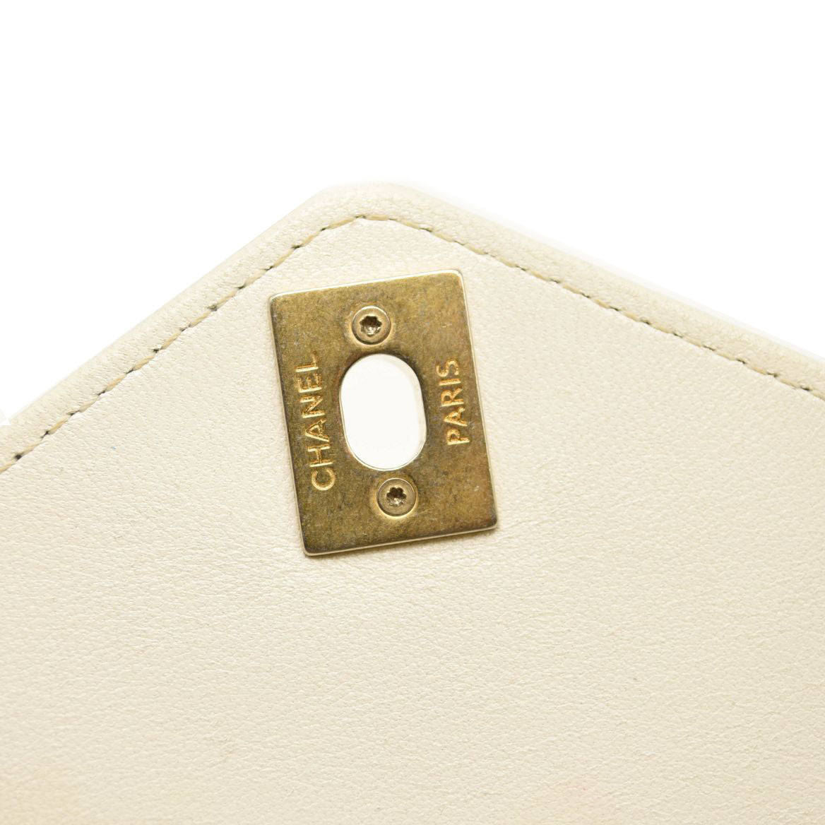 CHANEL Chevron Envelope Flap Lambskin Leather Shoulder Bag Red-US