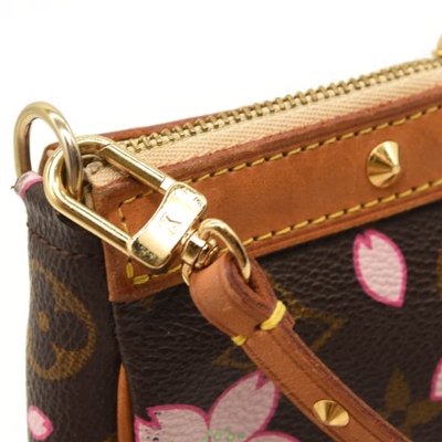 Louis Vuitton Monogram Cherry Blossom Pochette Accessories Brown