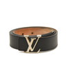 Louis Vuitton Epi LV Initiales 30MM Belt 85 34 Black