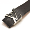 Louis Vuitton Epi LV Initiales 30MM Belt 85 34 Black