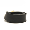 Gucci Calfskin Double G 40mm Belt 95 38 Black Gold