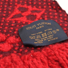 Louis Vuitton Red Logomania Wool Scarf