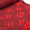 Louis Vuitton Red Logomania Wool Scarf