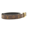 Louis Vuitton Calfskin Monogram 30mm LV Initiales Reversible Belt 80 32