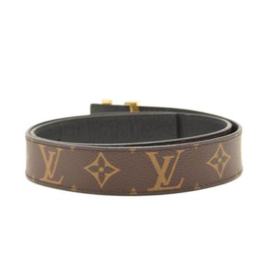 Louis Vuitton Calfskin Monogram 30mm LV Initiales Reversible Belt 80 32