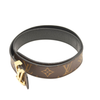 Louis Vuitton Calfskin Monogram 30mm LV Initiales Reversible Belt 80 32