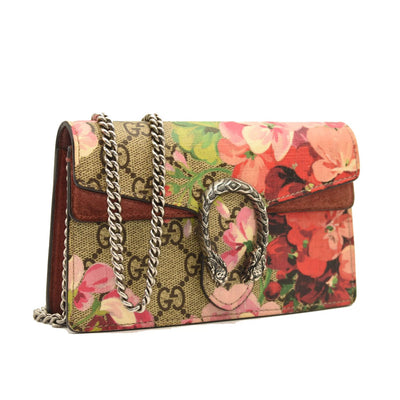 Gucci Dionysus Shoulder Bag GG Supreme Blooms Mini Brown/Antique Rose - US