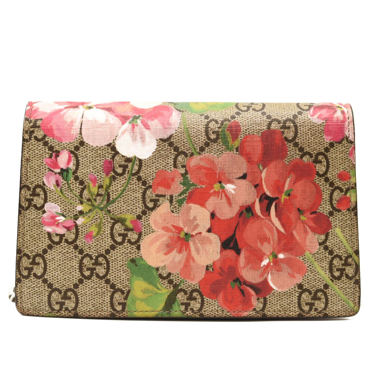 Gucci Blooms GG Supreme mini chain bag  Gucci floral bag, Bags, Mini chain  bag