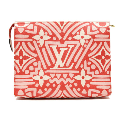 Louis Vuitton Double Zip Pochette Crafty Monogram Bag