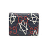 GUCCI Calfskin Matelasse Ghost GG Marmont Card Case Wallet