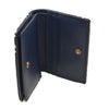 GUCCI Calfskin Matelasse Ghost GG Marmont Card Case Wallet