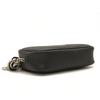 NEW SAINT LAURENT Grain De Poudre Matelasse Monogram Mini Lou Camera Bag Black Silver