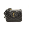 Saint Laurent Toy Loulou Strap Bag in Quilted Y Shoulder Bag Black