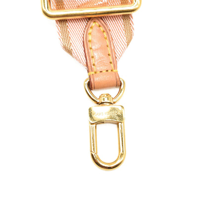 $980 LOUIS VUITTON Monogram Multi Pochette Accessories Bandouliere Shoulder Strap Rose Clair