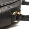 $1490 GUCCI Pebbled Calfskin Small Soho Disco Bag Black