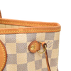 USED Louis Vuitton Neverfull PM Damier Azur White Tote