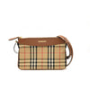 NEW Burberry Horseferry Check Leather Clutch Crossbody