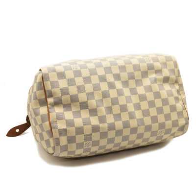 LOUIS VUITTON Louis Vuitton Damier Azur Canvas Speedy 30 Bag