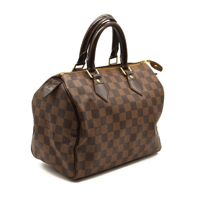 LOUIS VUITTON Damier Ebene Speedy 25