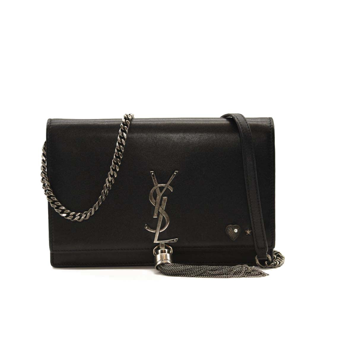 Kate tassel chain on sale wallet in smooth leather