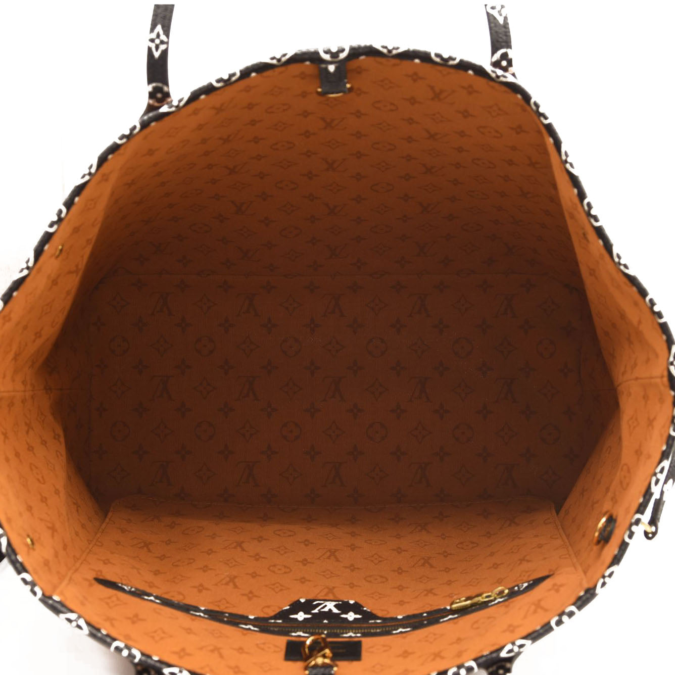 Louis Vuitton Giant Crafty Neverfull MM Creme Caramel in 2023