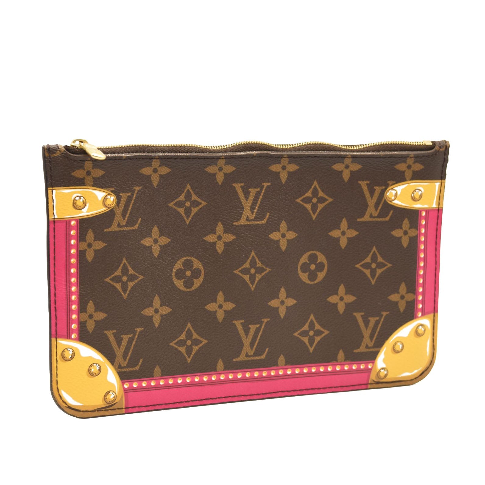 Louis Vuitton Neverfull MM Summer Trunk Tote Bag and Zip Pouch