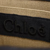 NEW $1430 Chloe Woody Logo Embroidered Webbing Tote Bag