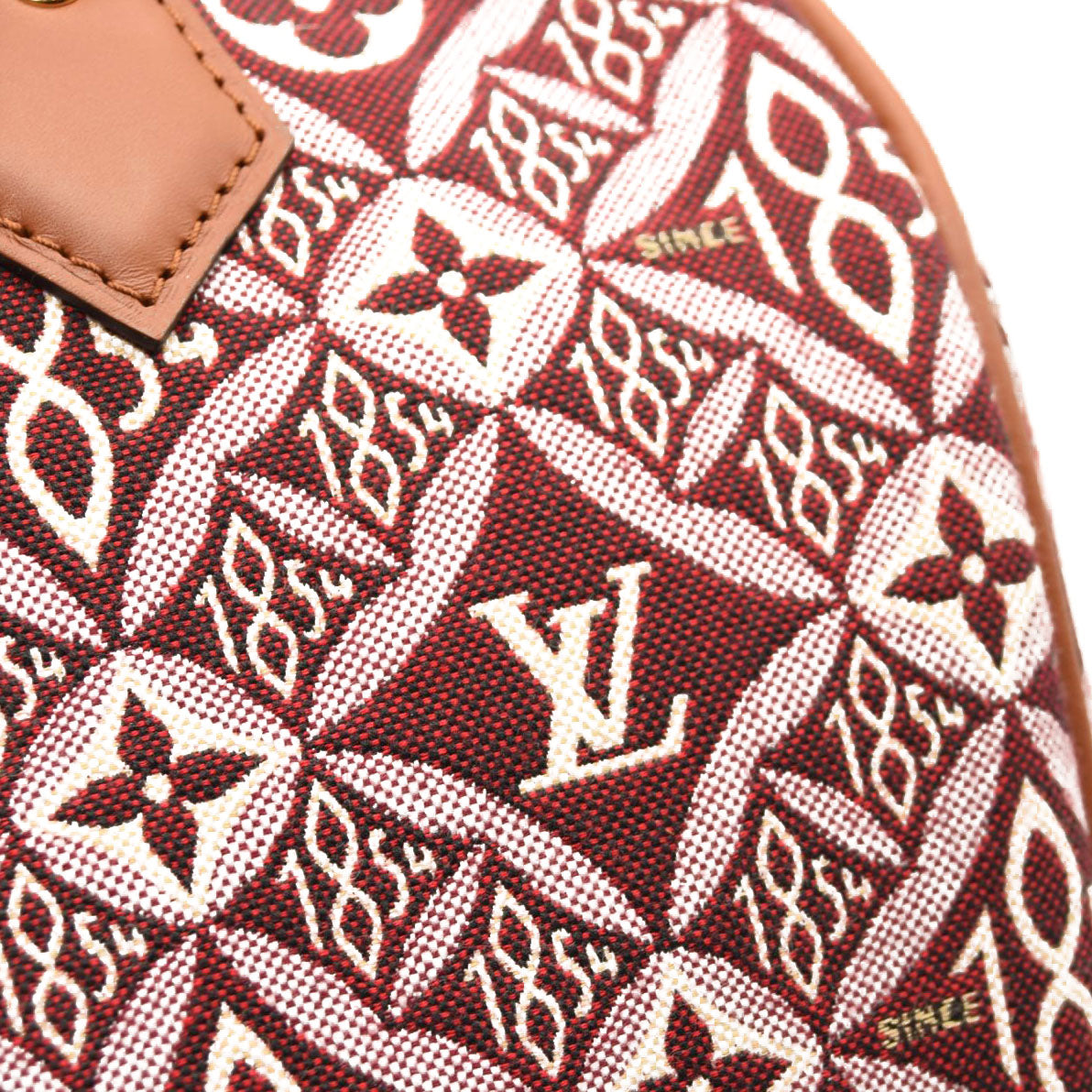 Louis Vuitton Burgundy Red Monogram Since 1854 Neverfull Pochette Wristlet